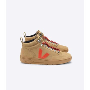 Dámské Vysoké Veja RORAIMA SUEDE Oranžové | CZ 362GSO